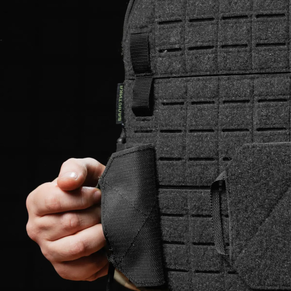 Cummerbunds Ballistics 2 hard cummerbunds for the M4 plate carrier XS-XL black (101041106)