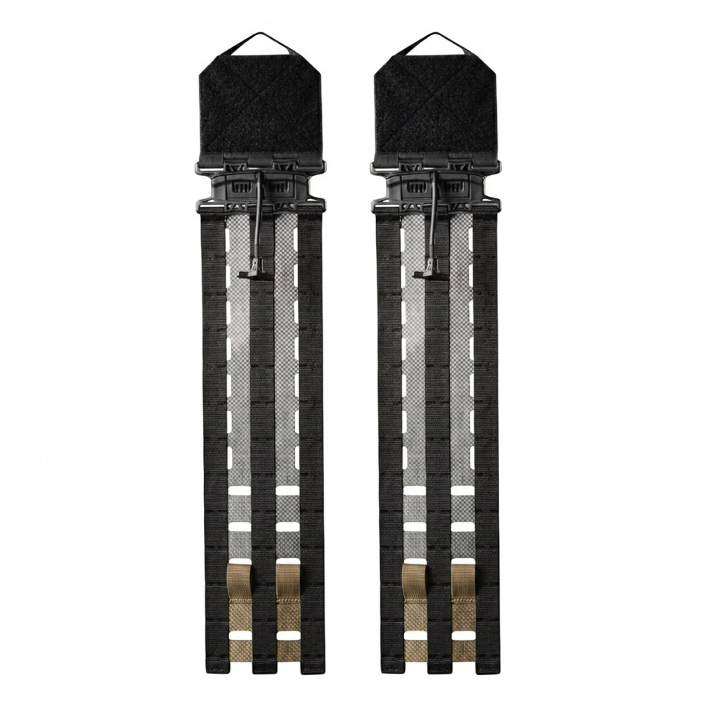 Cummerbunds Ballistics 2 hard cummerbunds for the M4 plate carrier XS-XL black (101041106)