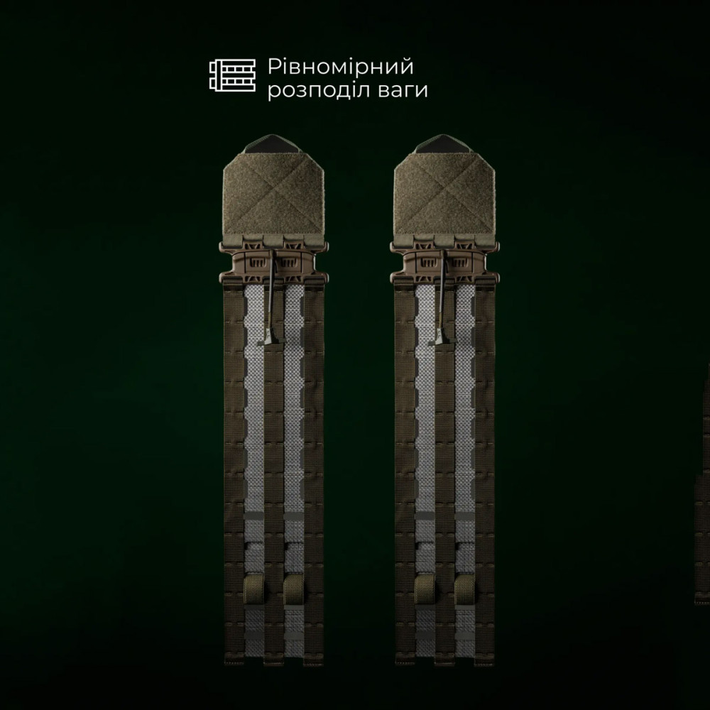 Cummerbunds Ballistics 2 hard cummerbunds for the M4 plate carrier XS-XL olive (101041102)