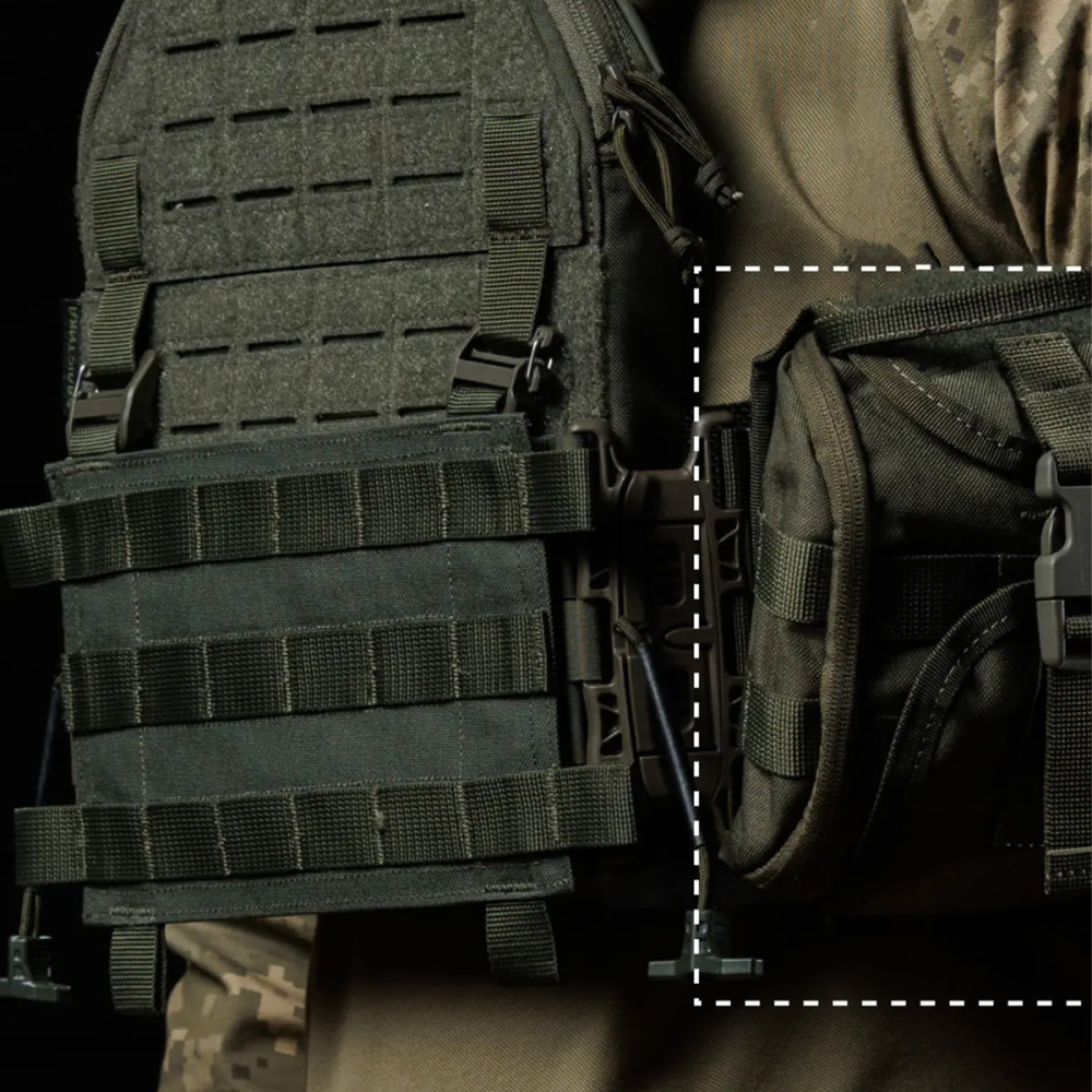 Cummerbunds Ballistics 2 hard cummerbunds for the M4 plate carrier XS-XL olive (101041102)