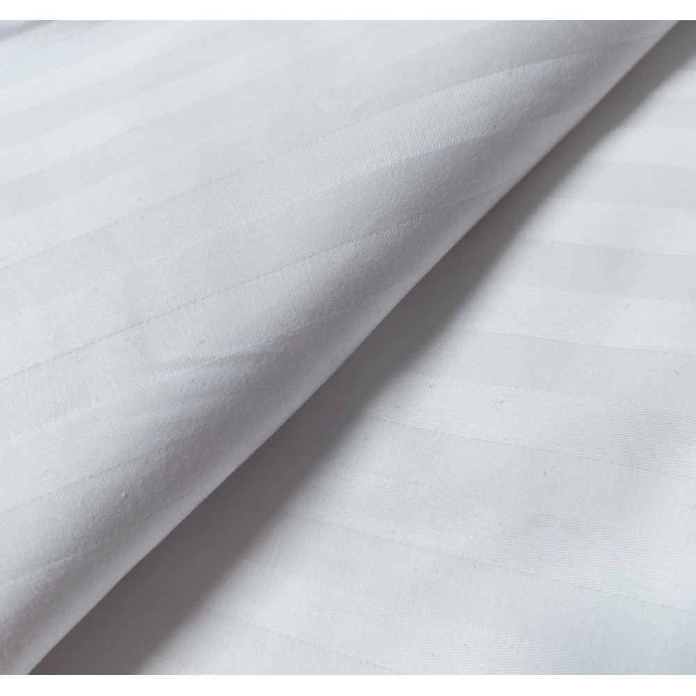 Комплект постельного белья SoundSleep Stripe сатин-страйп семейный 145х210 см белый (94148961)