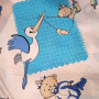 Bedding set for the chest SoundSleep Baby baby calico 110x145 cm white with print (2800005028126)