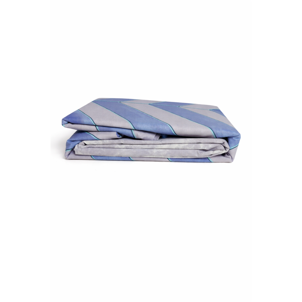 SoundSleep Ratlin Calico single Bed Linen Set 140х215 cm Blue-grey (2800004977081)