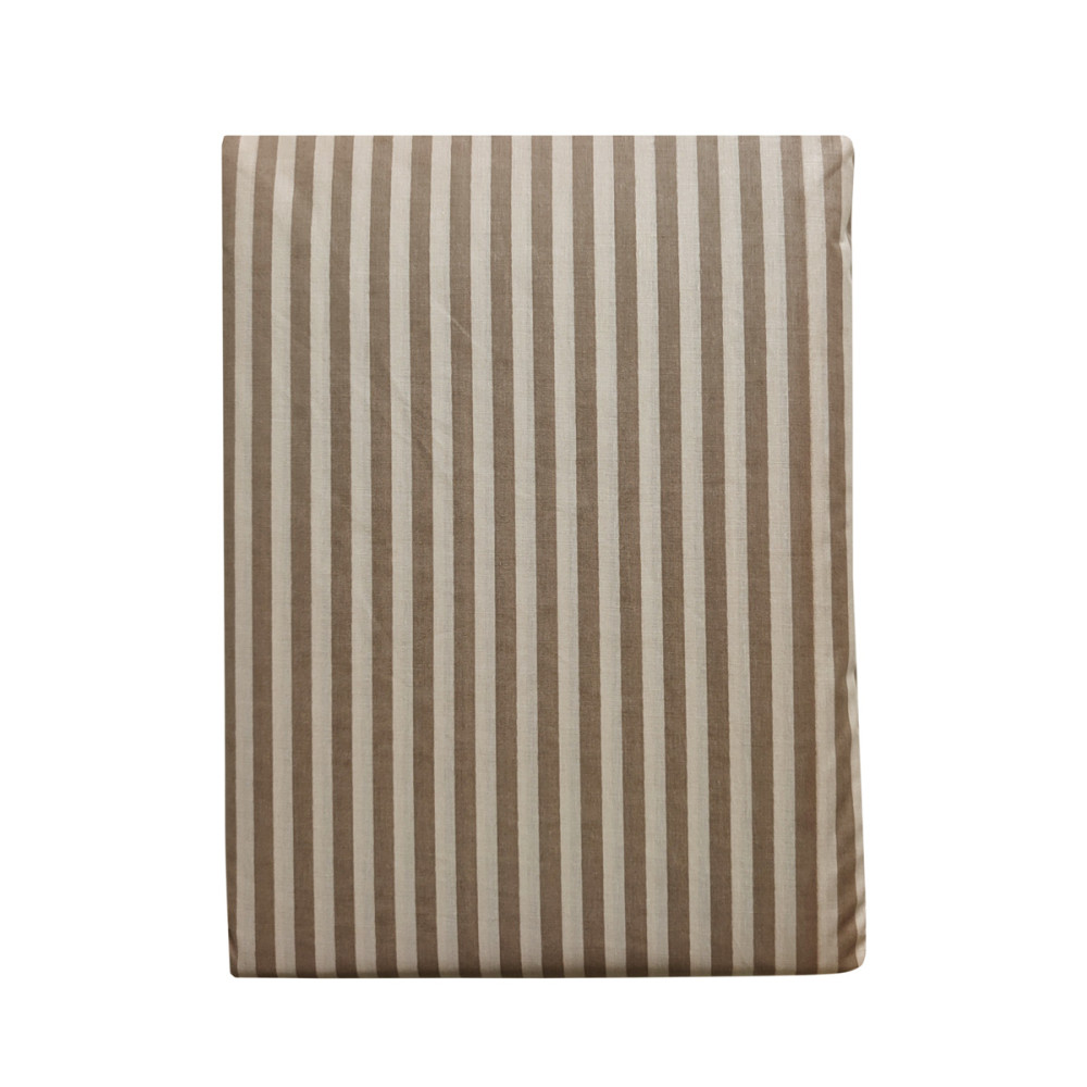SoundSleep Stripy Mokko bedding set coarse calico double 175х215 cm beige (2800005040432)