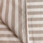 SoundSleep Stripy Mokko bedding set coarse calico double 175х215 cm beige (2800005040432)