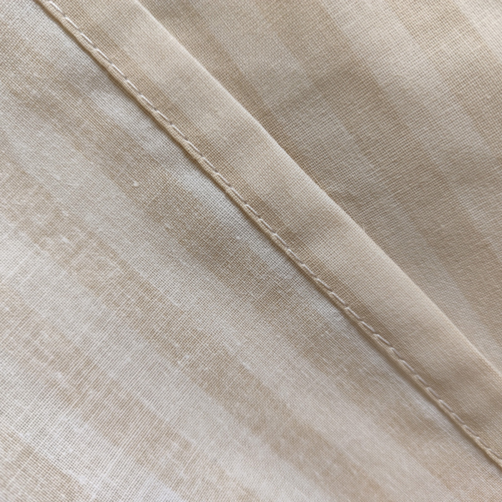 Комплект постельного белья SoundSleep Stripy Crem бязь односпальный 140х215 см кремовый (2800005024395)
