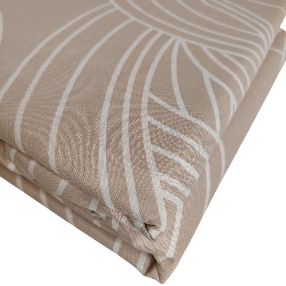 Bed linen setSoundSleep Luns double euro calico 200x220 cm beige (2800004976411)