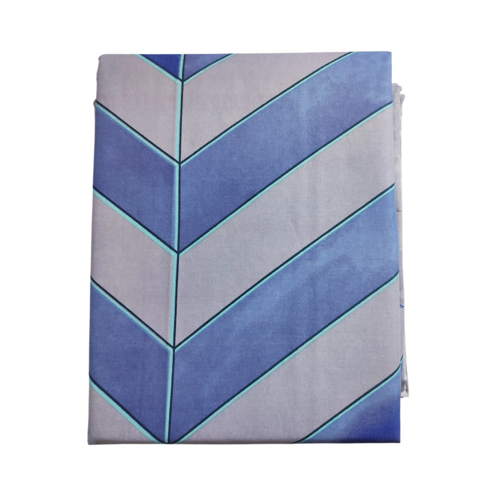 SoundSleep Ratlin Calico single Bed Linen Set 140х215 cm Blue-grey (2800004977081)