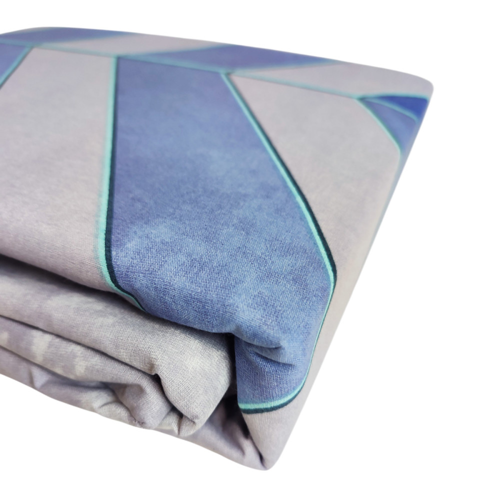 SoundSleep Ratlin Calico single Bed Linen Set 140х215 cm Blue-grey (2800004977081)