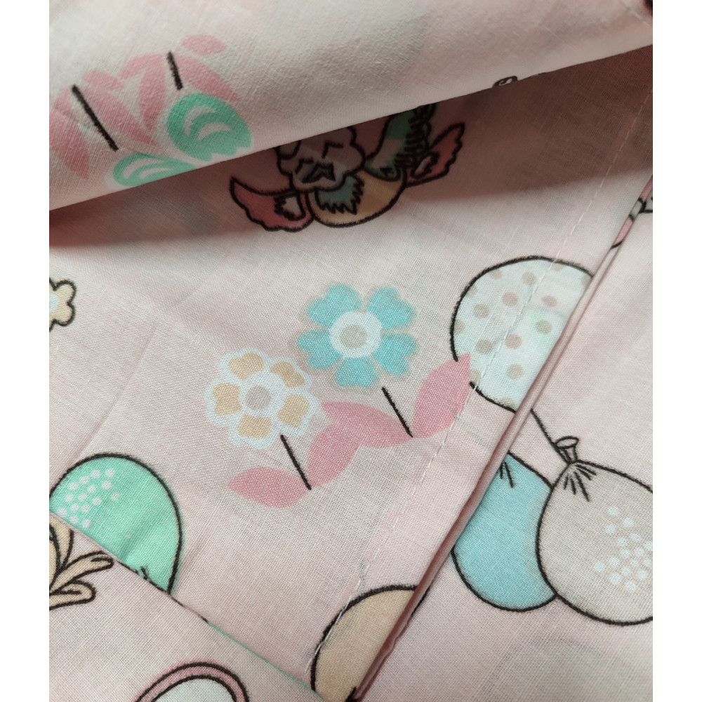 SoundSleep Elefant calico pillowcase 50x50 cm pink with print (2800005084535)