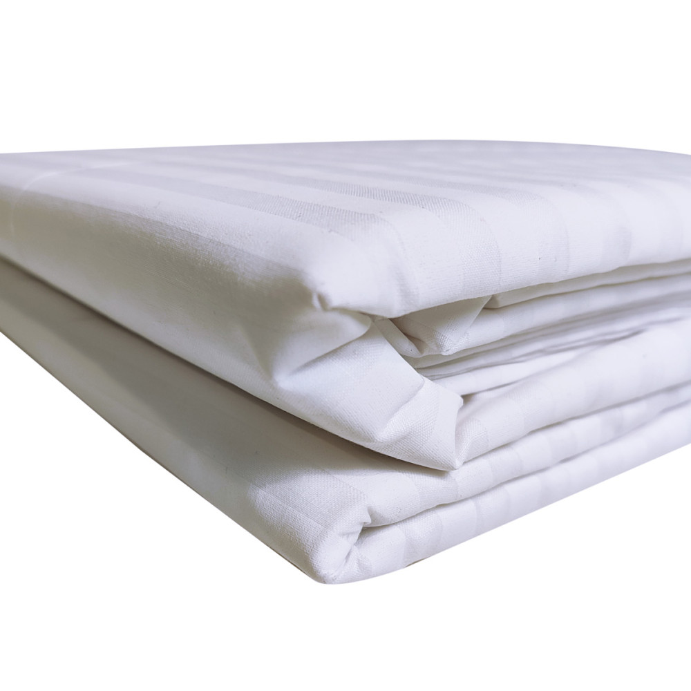 Bed linen set SoundSleep Stripy White calico double 175x215 cm (2800005045185)