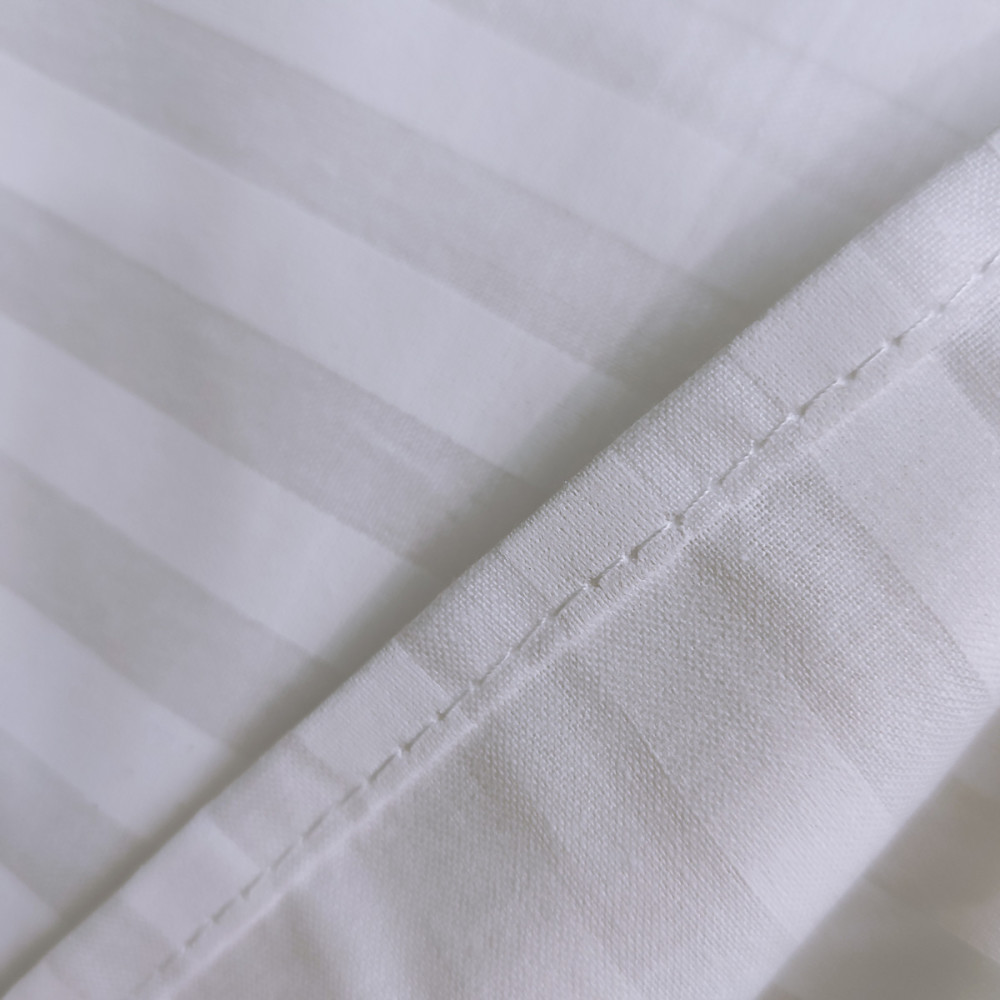 Bed linen set SoundSleep Stripy White calico double 175x215 cm (2800005045185)