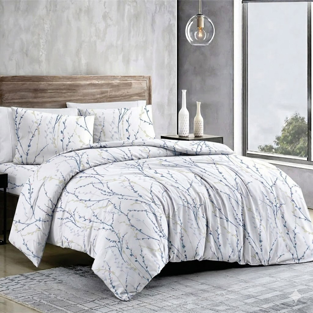 Наволочка SoundSleep Branch бязь-голд 40х60 см біла (2800005136012)