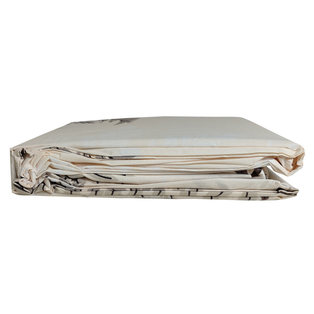 Bed linen setSoundSleep Fern double euro calico 200x220 cm beige (2800004979818)