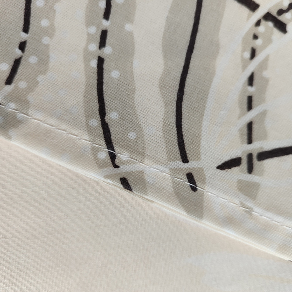 Bed linen setSoundSleep Fern double euro calico 200x220 cm beige (2800004979818)