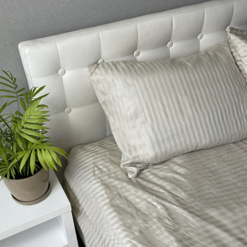 Pillowcase Stripe Sence Beige SoundSleep satin stripe 40x60 cm (2800005032536)