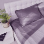 Наволочка Emily Fiber Grey-purple Stripe микрофибра 40х60 см серо-фиолетовая (2800005146080)