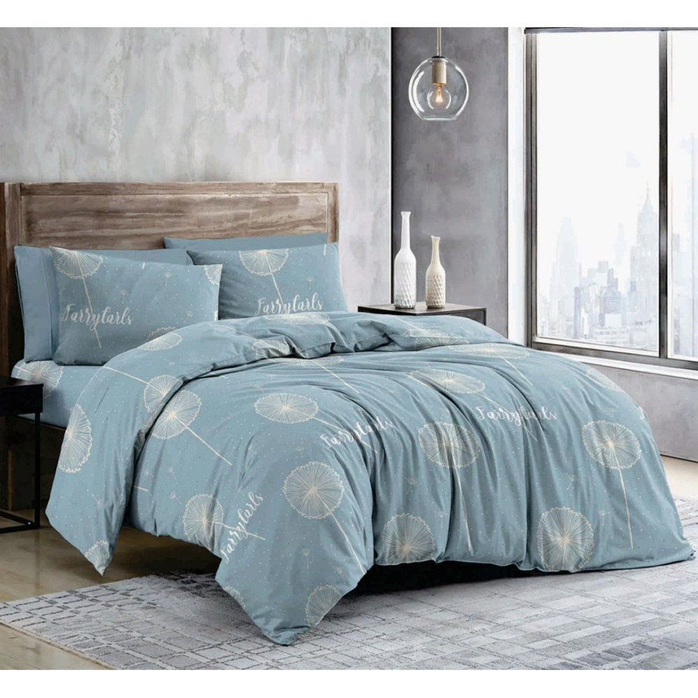  Pillowcase SoundSleep Fairy Blue calico 50x70 cm Blue (2800004979535)