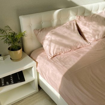 Emily Fiber Peach Stripe Microfiber Sheet 150x220 cm Peach (2800005108422)