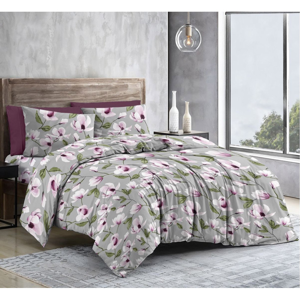  bedding set SoundSleep Blooming calico-gold single 140x215 cm (2800005071467)