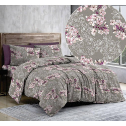 Комплект постельного белья SoundSleep Blossom Pink бязь-голд двуспальный евро 200х220 см (2800005071122)