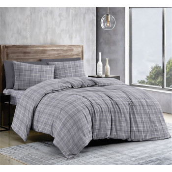 Pillowcase SoundSleep Check Grey Calico 50x70 cm (2800005071306) Pillowcase SoundSleep Check Grey Calico 50x70 cm (2800005071306)