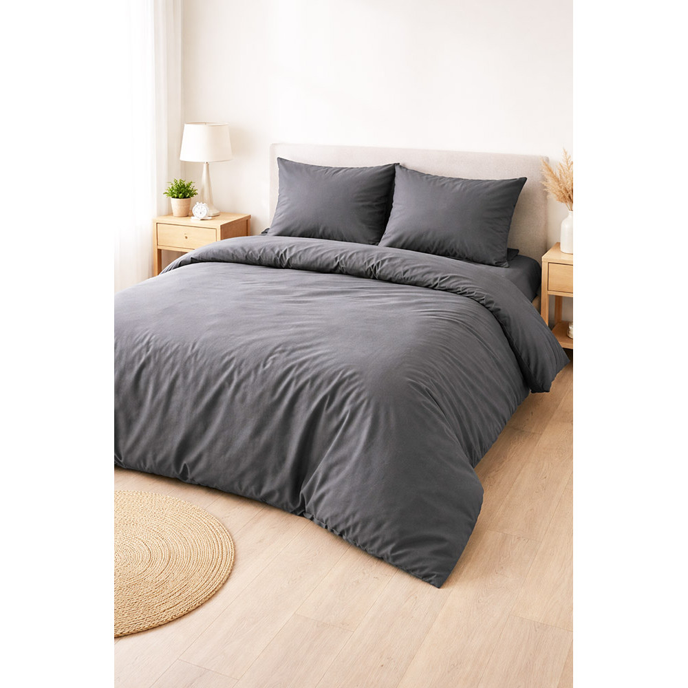 SoundSleep Dark Gray single bed linen set 140x200 cm dark gray (2800005109047)