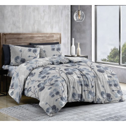 Bedding set SoundSleep Grey Garden calico-gold double 175x215 cm (2800005093667)