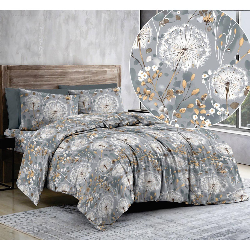  bedding set SoundSleep Meadow calico-gold family 140x215 cm (2800005071238)