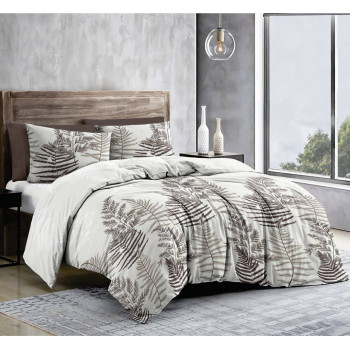 Bed linen setSoundSleep Fern double calico 175x205 cm beige (2800004979801)