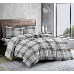 Bedding set SoundSleep Urban Grid calico-gold double euro 200x220 cm (2800005093315)
