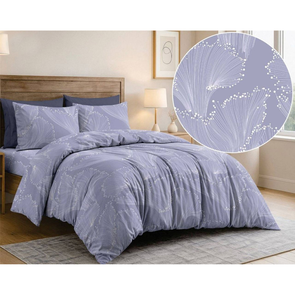 Комплект постельного белья SoundSleep Fantasy Lilac бязь-голд евро 200x220 см (2800005185812)