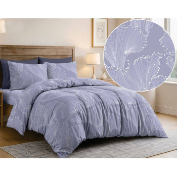 Комплект постельного белья SoundSleep Fantasy Lilac бязь-голд двуспальный 175х215 см (2800005185805)