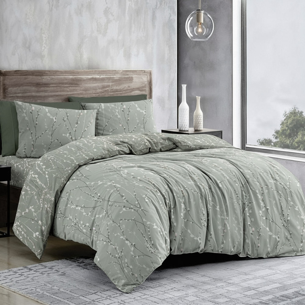 SoundSleep Branch Olive Gold Calico Pillowcase 50x70 cm (2800005185935)