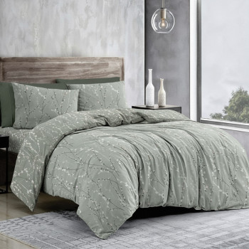 SoundSleep Branch Olive Gold Calico Pillowcase 50x70 cm (2800005185935)