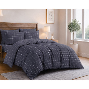 SoundSleep Modern Check Pillowcase Calico Gold 40x60 cm (2800005187908)