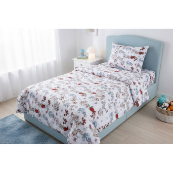 Комплект постельного белья SoundSleep Bunnies бязь подростковый 145х210 см (2800004995184)