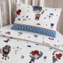 Bedding set SoundSleep Pirates calico to bed 110x145 cm white (2800004925099)
