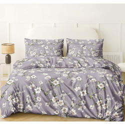 Bed linen set SoundSleep Losita double euro 200x220 cm grey (2800004976732)