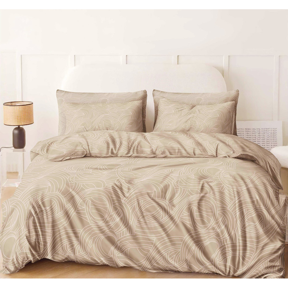 Bed linen setSoundSleep Luns double euro calico 200x220 cm beige (2800004976411)