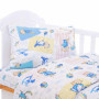 Bedding set for the chest SoundSleep Baby baby calico 110x145 cm white with print (2800005028126)