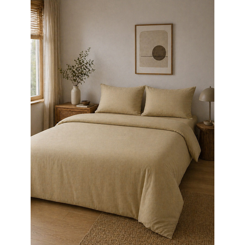 Пододеяльник SoundSleep Beige бязь-голд бежевый 160х215 см (2800005145373)