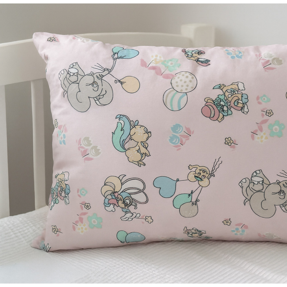 SoundSleep Elefant calico pillowcase 50x50 cm pink with print (2800005084535)