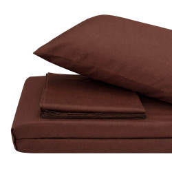  Bedding Set SoundSleep Lelitt Chocolate Satin Türkiye family 160x220cm Chocolate 140g (2800005059403)