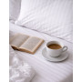 Комплект постельного белья SoundSleep Stripe сатин-страйп семейный 145х210 см белый (94148961)