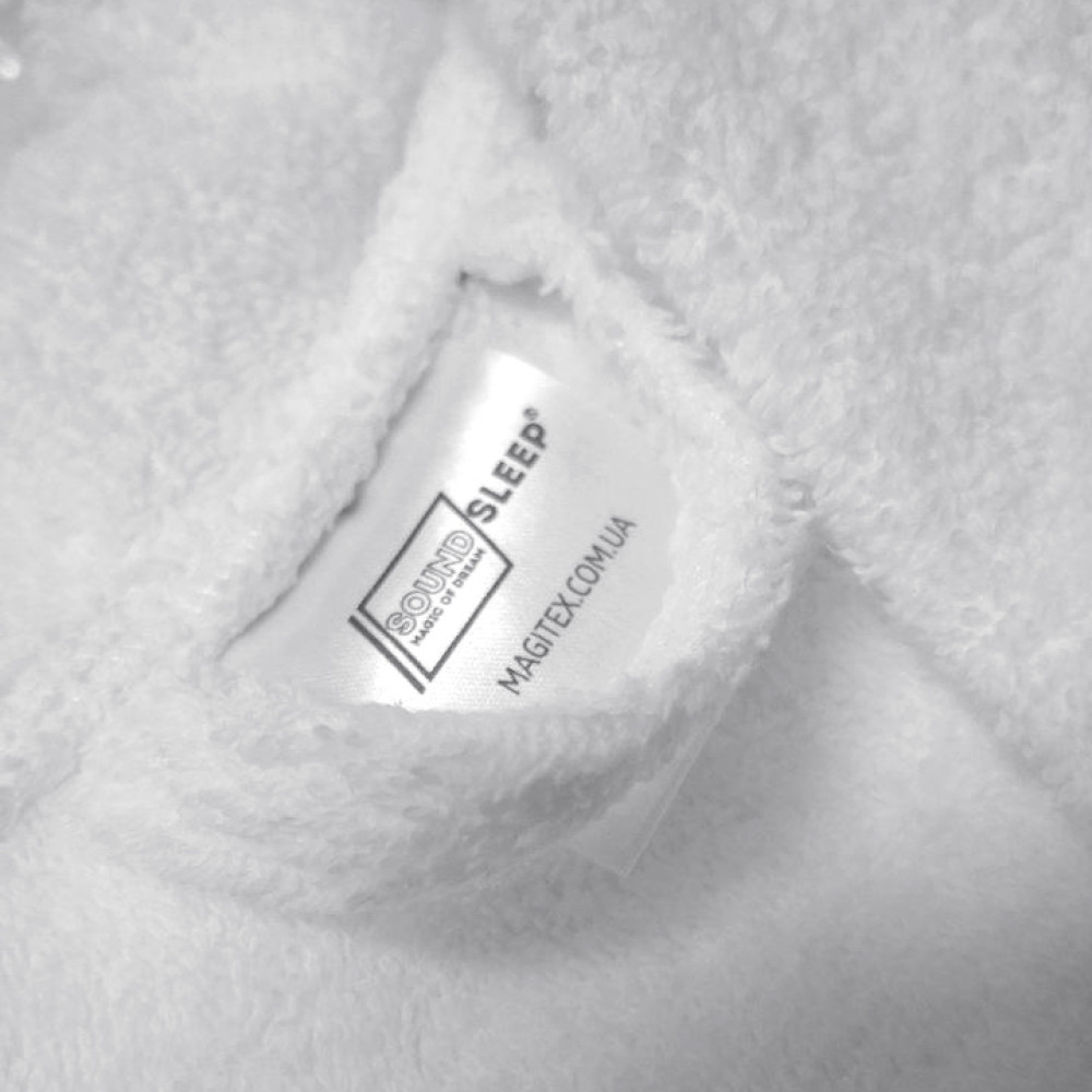 Халат SoundSleep Kimono Levita махровый унисекс XL 400г белый (2800004645454)