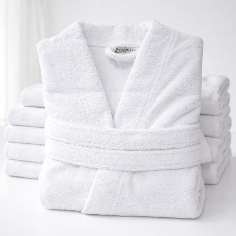 Халат SoundSleep Kimono Levita махровый унисекс XL 400г белый (2800004645454)