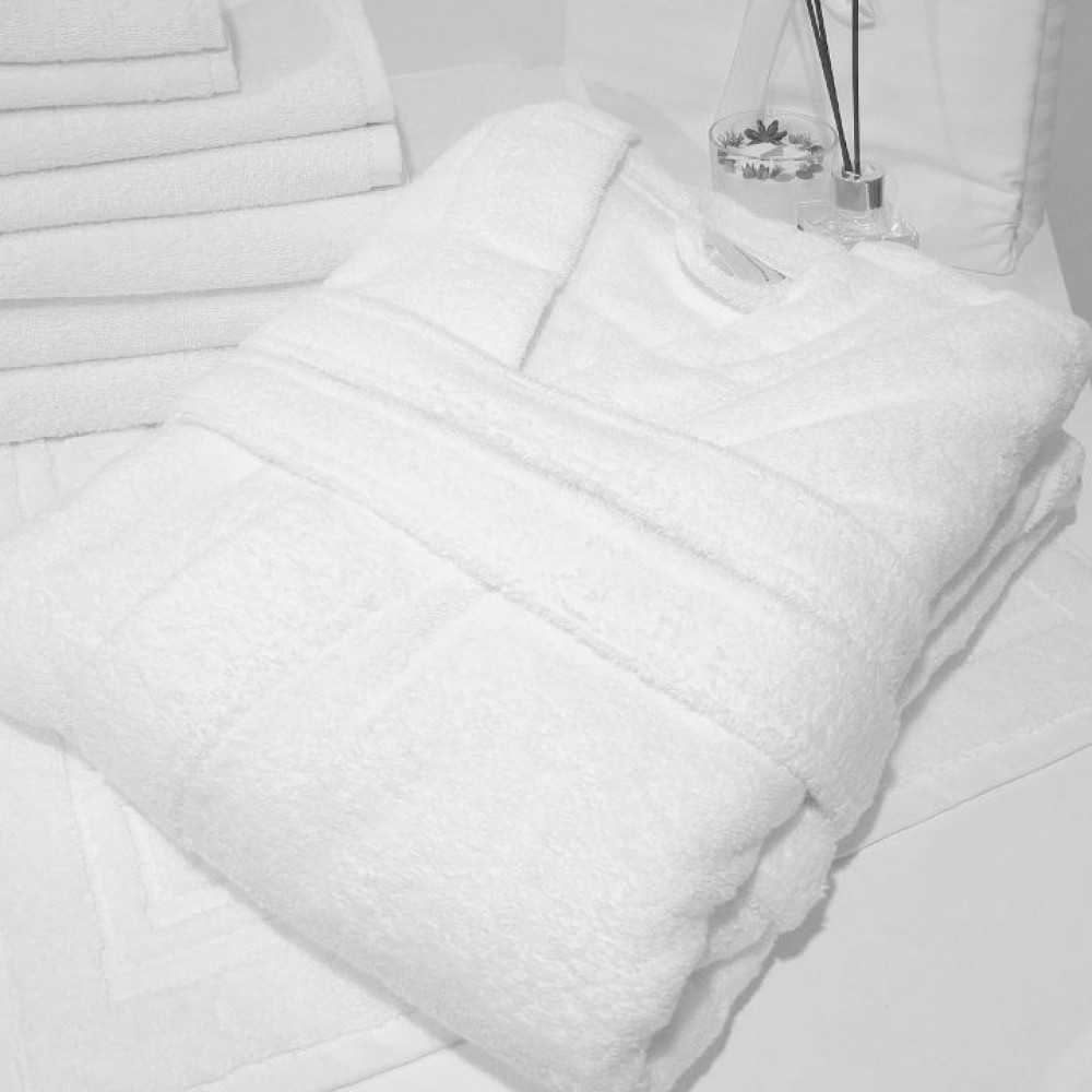 Халат SoundSleep Kimono Levita махровый унисекс XL 400г белый (2800004645454)