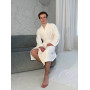 Халат SoundSleep Kimono Levita махровый унисекс XL 400г белый (2800004645454)