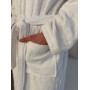 Халат SoundSleep Kimono Levita махровый унисекс XL 400г белый (2800004645454)